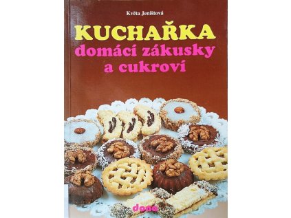 Kuchařka Domácí zákusky 65 Kč (Stav Použité zboží - Běžné opotřebení)