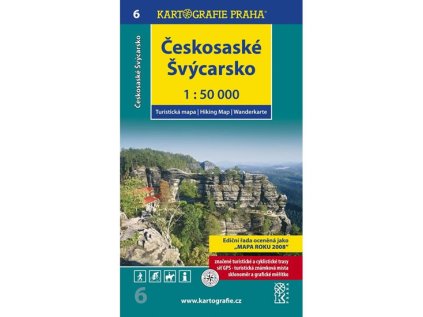 1: 50T ( 6)-Českosaské Švýcarsko,Šluknovsko (turistická mapa) (Stav Použité zboží - Běžné opotřebení)