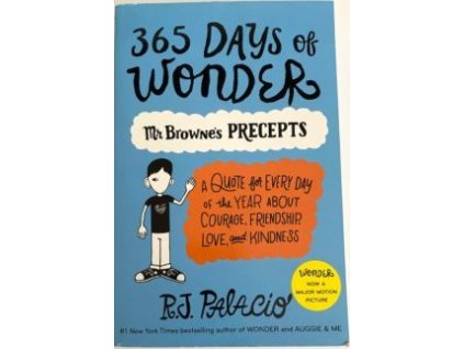 365 Days of Wonder: Mr. Browne's Precepts (Stav Použité zboží, Běžné opotřebení)