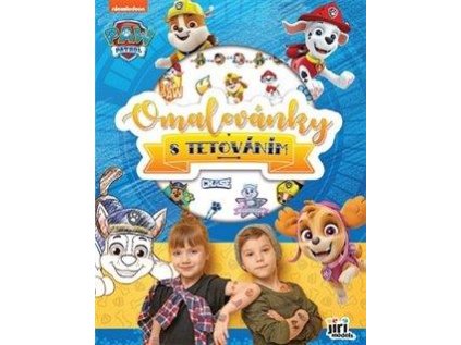 Tlapková patrola - Omalovánky s tetováním (Stav Nová)