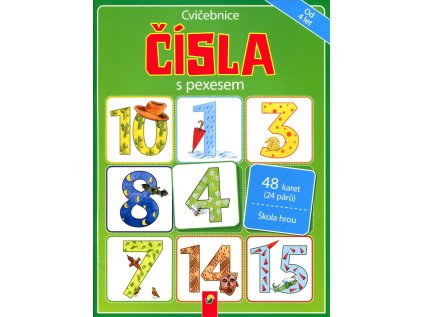 Cvičebnice ČÍSLA s pexesem - od 4 let