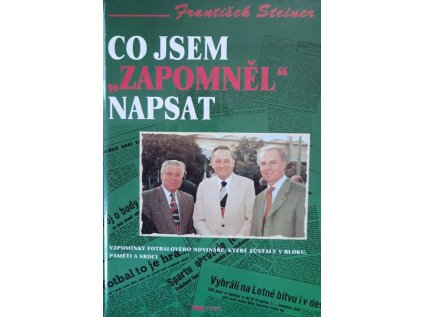 Co jsem zapomněl napsat