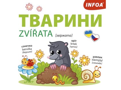 Ukrajinsko-české leporelo - Zvířata (Stav Nová)