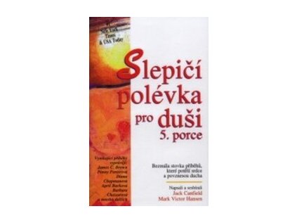 Slepičí polévka pro duši 5. porce : bezmála stovka příběhů, které potěší srdce a povznesou (Stav Použité zboží - Jako nová)