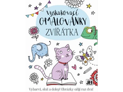 Zvířátka - Vyskakovací omalovánky (Stav Nová)