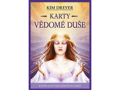 Karty vědomé duše - kniha a 44 karet (Stav Použité zboží - Běžné opotřebení)