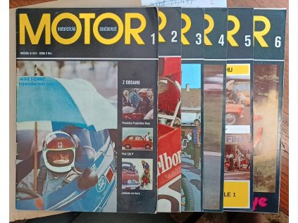 Motoristická současnost 6. ročník,1974 (Stav Použité zboží, Běžné opotřebení)