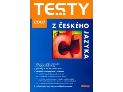 Testy z českého jazyka 2007 (Stav Použité zboží - Běžné opotřebení)
