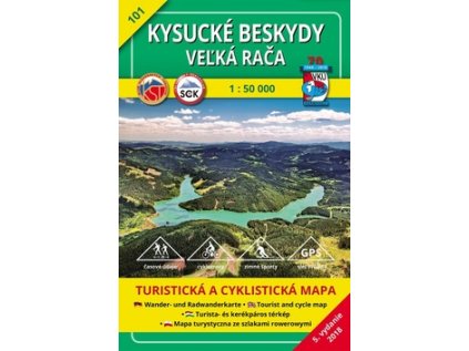 Kysucké Beskydy Veľká Rača 1:50 000 (Stav Použité zboží - Běžné opotřebení)