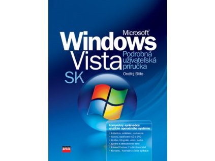 Microsoft Windows Vista SK podrobná užívateľská príručka (Stav Nová - lehce poškozená)