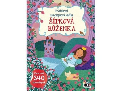 Pohádkový samolepkový sešit Šípková Růženka (Stav Nová)