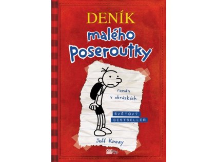 Deník malého poseroutky Román v obrázkách (Stav Použité zboží - Běžné opotřebení)