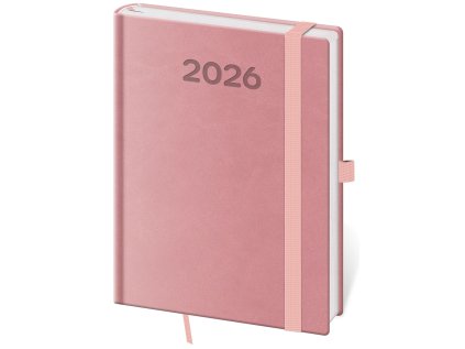 Diář týdenní B6 Print Pop - růžová (Stav Nová)