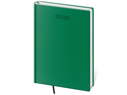 Diář denní A5 Soft - zelená (Stav Nová)