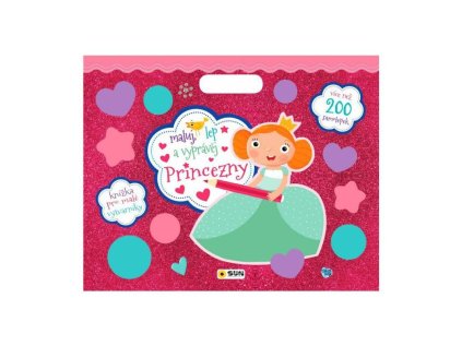 Princezny - Maluj, lep a vyprávěj (200 samolepek) (Stav Nová)