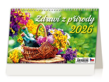 Zdraví z přírody – 14denní kalendář 2026 (Stav Nová)