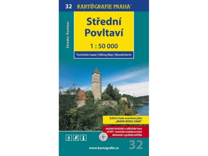 1: 50T (32)-Střední Povltaví (turistická mapa) (Stav Nová - Mírně mechanicky požkozená)