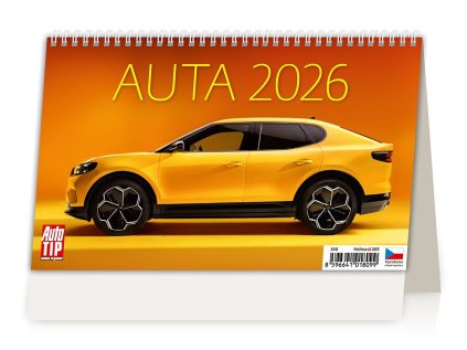 Kalendář Auta 2026 (Stav Nová)