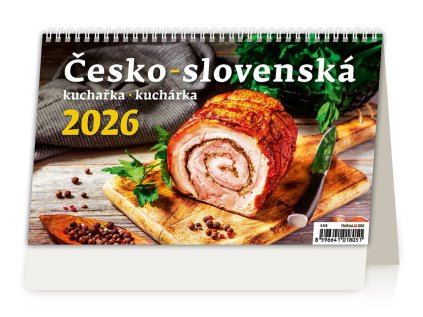 Kalendář Česko-slovenská kuchařka/kuchárka 2026 (Stav Nová)