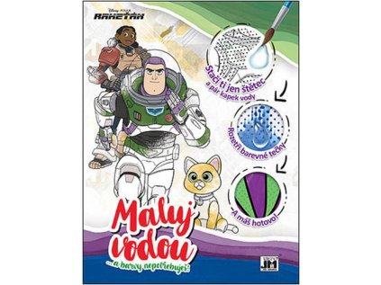 Vodové omalovánky Rakeťák A4 (Stav Nová)