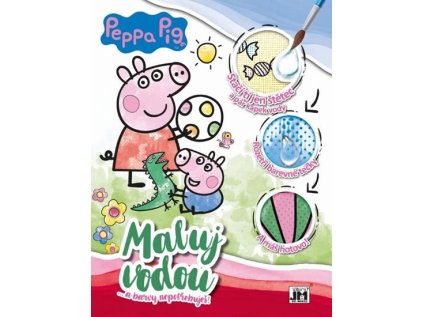 Prasátko Peppa - Vodová omalovánka A4 (Stav Nová)