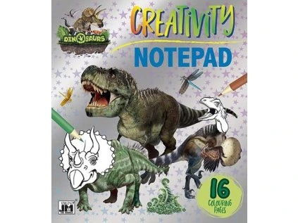 Blok k vybarvení Dinosauři (Stav Nová)