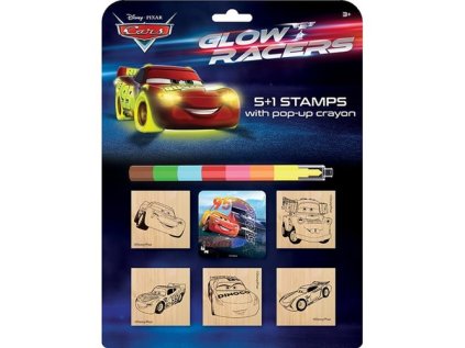 Razítka 5+1 s voskovkou Auta (Stav Nová)