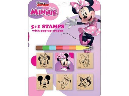 Razítka 5+1 s voskovkou Minnie (Stav Nová)