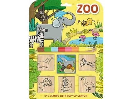 Razítka 5+1 s voskovkou Zoo (Stav Nová)