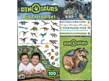 Velký set s tetováním Dinosauři (Stav Nová)