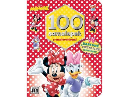 100 samolepek s omalovánkami Minnie (Stav Nová)