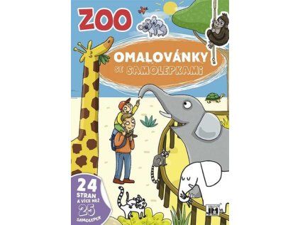 Omalovánky se samolepkami ZOO (Stav Nová)