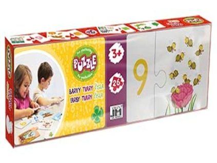 Puzzle předškolní Čísla, barvy (Stav Nová)