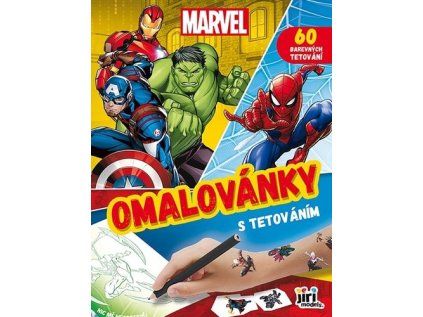 Omalovánky s tetováním Marvel (Stav Nová)