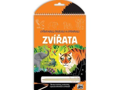 Vyškrabuj, objevuj, vybarvuj Zvířata (Stav Nová)