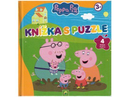 Knížka s puzzle Peppa Pig (Stav Nová)