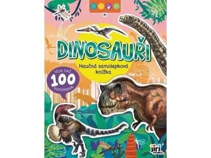 Naucná samolepková knížka 6+ Dinosauri (Stav Nová)