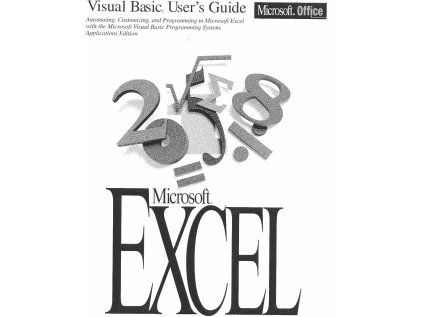 Visual Basic User's Guide: Microsoft Excel version 5.0