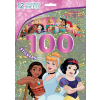 100 samolepek s omalovánkovými listy Disney Princezny (Stav Nová)