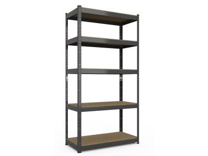 Kovový regál ECONOMY čierna