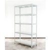 2220 celokovovy regal 180x100x40 5 polic lakovany biely