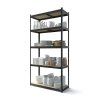 5358 16 kovovy regal economy 180x90x30 5 polic lakovany cierny