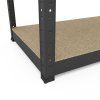 5358 7 kovovy regal economy 180x90x30 5 polic lakovany cierny