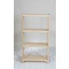 2640 2 regal dreveny bukovy pocet polic 4 133x50x33 cm