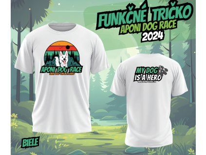 FUNKČNÉ TRIČKÁ Biele pánske