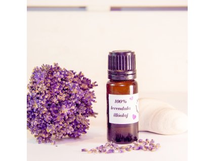 Levendula illóolaj cseppentős üvegben (10ml)