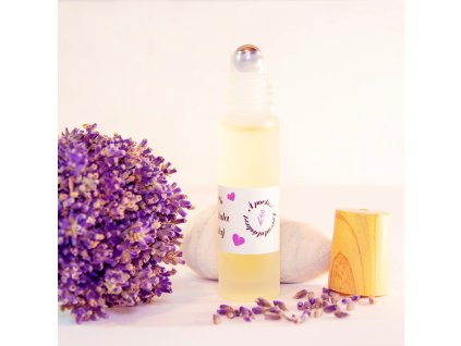 Levendula illóolaj matt parfümös üvegben (10ml)
