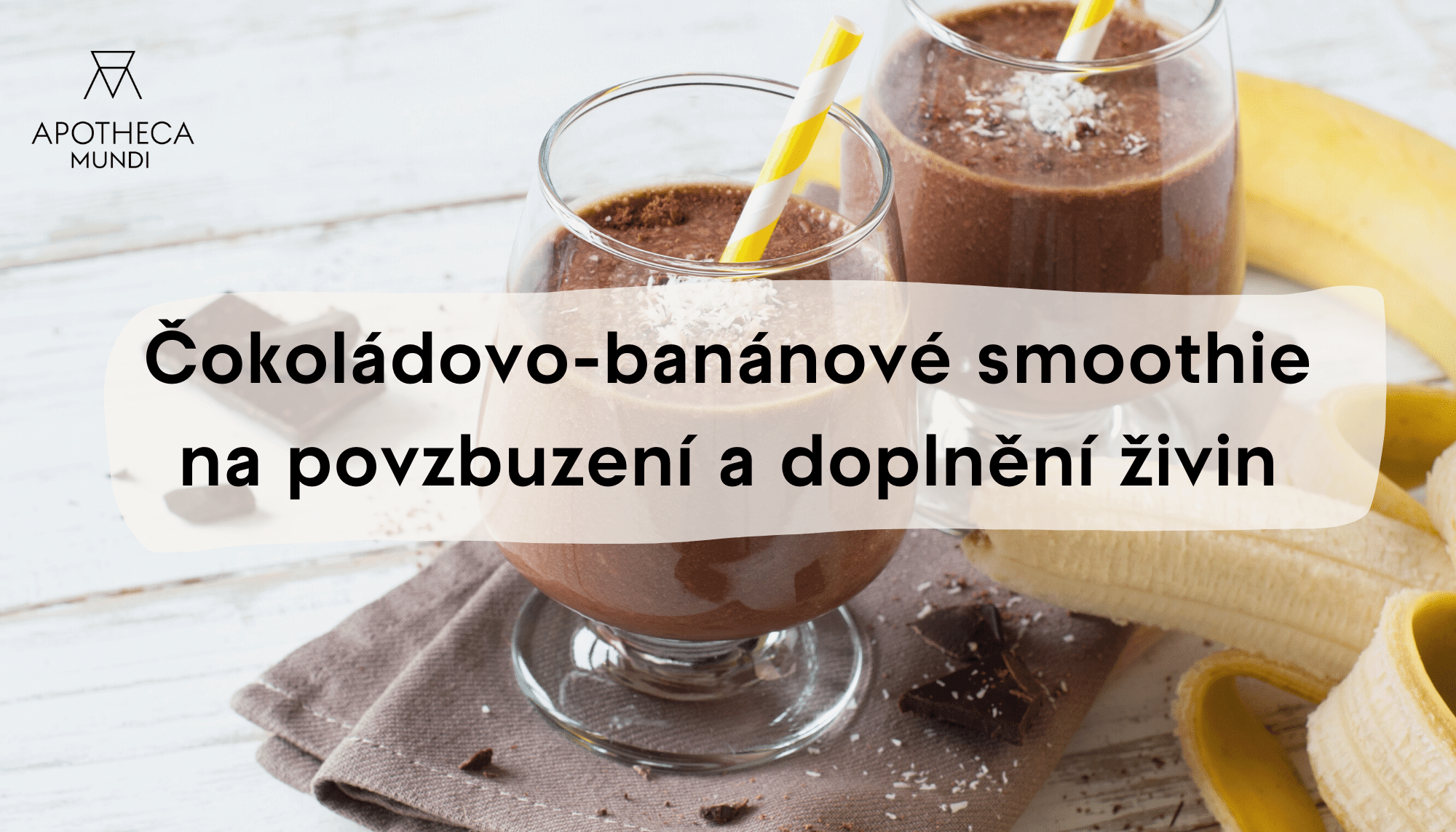 Recept na zdravé smoothie s maca negra a povznášející směsí