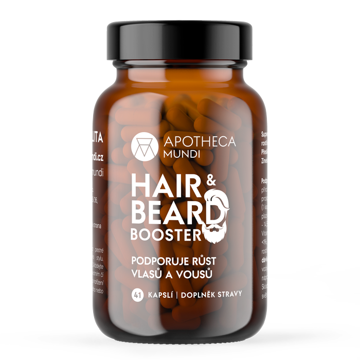 Apotheca Mundi Hair & Beard Booster 41 kapslí