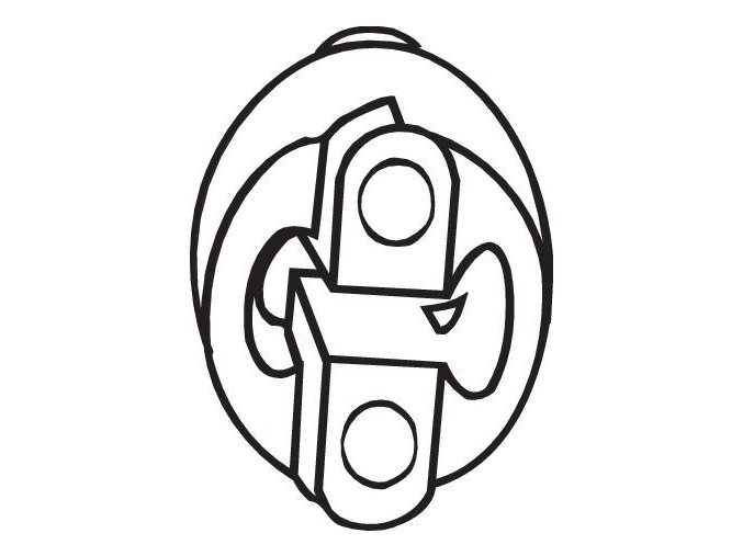 Pryžový pásek, výfukový systém BOSAL 255 381